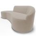 Sofá 5 Lugares Curvo Sala de Estar Living Firenze Direito D02 Veludo Champagne 300 cm C-68 - Lyam