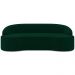 Sofá 5 Lugares Curvo Sala de Estar Living Lótus D02 Veludo Verde Musgo 300 cm C-303 - Lyam