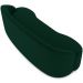 Sofá 5 Lugares Curvo Sala de Estar Living Lótus D02 Veludo Verde Musgo 300 cm C-303 - Lyam