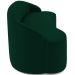 Sofá 5 Lugares Curvo Sala de Estar Living Lótus D02 Veludo Verde Musgo 300 cm C-303 - Lyam