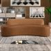 Sofá 5 Lugares Sala de Estar Cancún D02 Couríssimo Whisky 300 cm B-90 - Lyam Decor