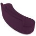 Sofá 5 Lugares Sala de Estar Cancún D02 Veludo Roxo 300 cm C-292 - Lyam Decor