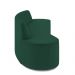 Sofá 5 Lugares Sala de Estar Cancún D02 Veludo Verde Musgo 300 cm C-303 - Lyam Decor