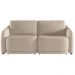 Sofá Cama para Sala de Estar 2 Lugares 176cm Montserrat K01 Linho Bege - Lyam Decor