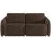 Sofá Cama para Sala de Estar 2 Lugares 176cm Montserrat K01 Veludo Marrom - Lyam Decor