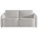 Sofá Cama para Sala de Estar 2 Lugares 196cm Montserrat K01 Bouclê Creme - Lyam Decor