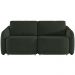Sofá Cama para Sala de Estar 2 Lugares 196cm Montserrat K01 Veludo Verde - Lyam Decor