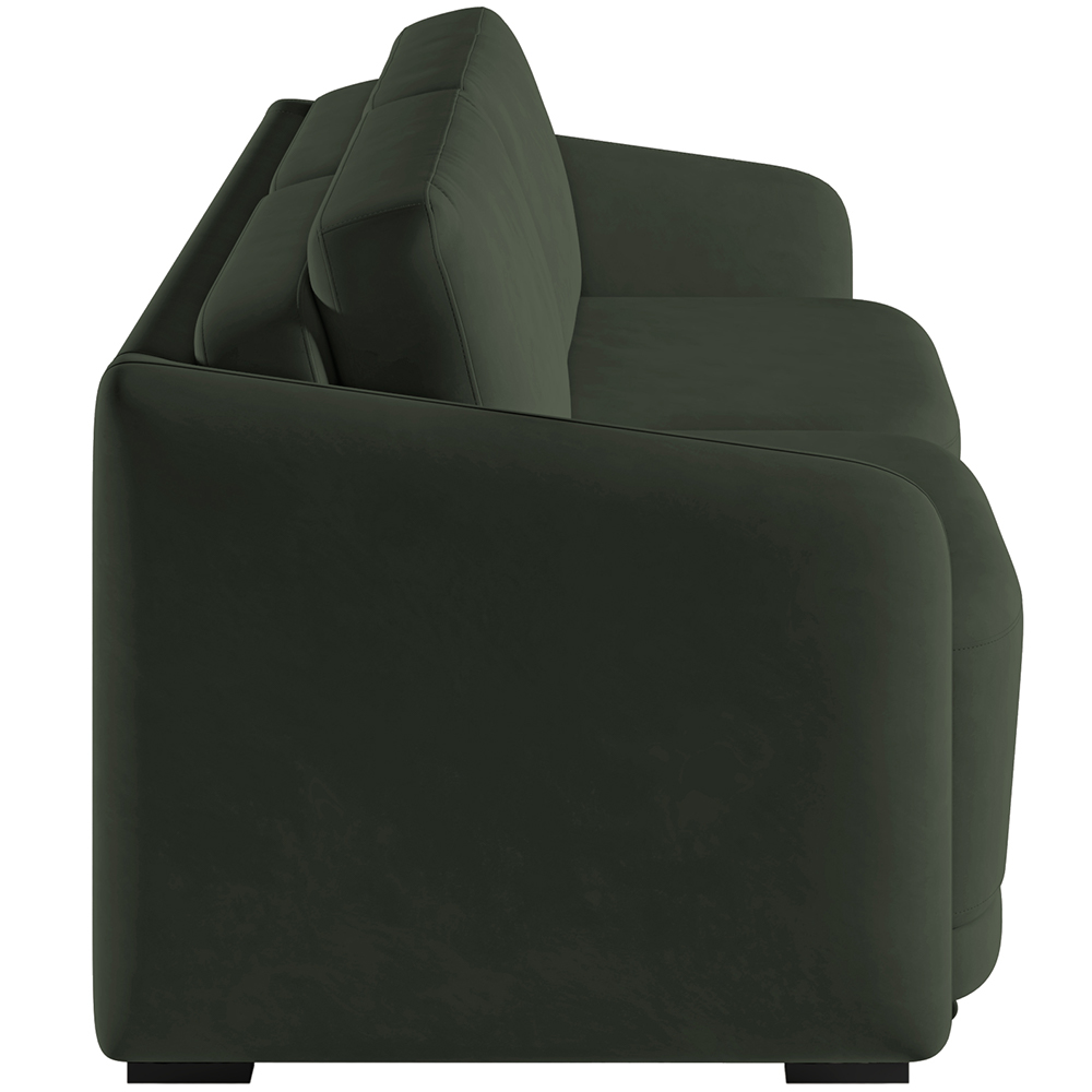 Sofá Cama para Sala de Estar 2 Lugares 196cm Montserrat K01 Veludo Verde - Lyam Decor