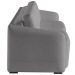 Sofá Cama para Sala de Estar 2 Lugares 216cm Montserrat K01 Bouclê Cinza - Lyam Decor
