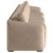Sofá Cama para Sala de Estar 3 Lugares 246cm Montserrat K01 Veludo Bege - Lyam Decor