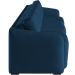 Sofá Cama para Sala de Estar 3 Lugares 276cm Montserrat K01 Veludo Azul Marinho - Lyam Decor