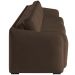 Sofá Cama para Sala de Estar 3 Lugares 276cm Montserrat K01 Veludo Marrom - Lyam Decor