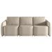Sofá Cama para Sala de Estar 3 Lugares 306cm Montserrat K01 Linho Bege - Lyam Decor