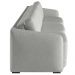 Sofá Cama para Sala de Estar 3 Lugares 306cm Montserrat K01 Linho Cinza - Lyam Decor