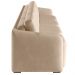 Sofá Cama para Sala de Estar 4 Lugares 356cm Montserrat K01 Veludo Bege - Lyam Decor