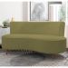 Sofá Chaise Living 2 Lugares 135cm Sala de Estar Istambul K01 Bouclê Verde - Lyam Decor