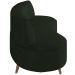 Sofá Chaise Living 2 Lugares 135cm Sala de Estar Istambul K01 Veludo Verde - Lyam Decor