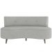 Sofá Chaise Living 2 Lugares 135cm para Sala Istambul K01 Linho Cinza - Lyam Decor