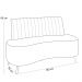 Sofá Chaise Living 2 Lugares 160cm Para Sala  Cayman K01 Sintético Preto - Lyam Decor