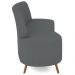 Sofá Chaise Living 2 Lugares 160cm Para Sala Cayman K01 Bouclê Cinza - Lyam Decor