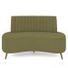 Sofá Chaise Living 2 Lugares 160cm Para Sala Cayman K01 Bouclê Verde - Lyam Decor