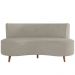 Sofá Chaise Living 2 Lugares 160cm para Sala Istambul K01 Bouclê Bege - Lyam Decor