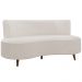 Sofá Chaise Living 2 Lugares 160cm para Sala Istambul K01 Bouclê Creme - Lyam Decor