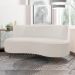 Sofá Chaise Living 2 Lugares 160cm para Sala Istambul K01 Bouclê Creme - Lyam Decor