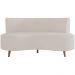 Sofá Chaise Living 2 Lugares 160cm para Sala Istambul K01 Bouclê Creme - Lyam Decor