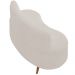 Sofá Chaise Living 2 Lugares 160cm para Sala Istambul K01 Bouclê Creme - Lyam Decor