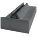 Sofá Ilha Modular Para Sala 312cm com Puff Dublin K01 Bouclê Cinza - Lyam Decor