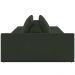Sofá Ilha Modular Para Sala 312cm com Puff Dublin K01 Veludo Verde - Lyam Decor