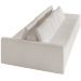 Sofá Ilha Modular Para Sala 342cm com Puff Dublin K01 Bouclê Creme - Lyam Decor