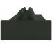 Sofá Ilha Modular Para Sala 392cm com Puff Dublin K01 Veludo Verde - Lyam Decor