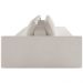 Sofá Ilha Modular Para Sala 432cm com Puff Dublin K01 Bouclê Creme - Lyam Decor