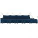 Sofá Ilha Modular Para Sala 432cm com Puff Dublin K01 Veludo Azul Marinho - Lyam Decor