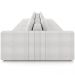 Sofá Ilha com Puff para Sala Living 505cm Amber M03 Bouclê Branco - Lyam Decor