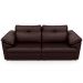 Sofá Retrátil Para Sala de Estar 2 Lugares 175cm Riza S03 Couro Caramelo - Lyam Decor
