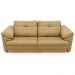 Sofá Retrátil Para Sala de Estar 2 Lugares 175cm Riza S03 Couro Soft Bege - Lyam Decor