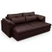 Sofá Retrátil Para Sala de Estar 3 Lugares 250cm Riza S03 Couro Caramelo - Lyam Decor