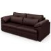 Sofá Retrátil Para Sala de Estar 3 Lugares 250cm Riza S03 Couro Caramelo - Lyam Decor