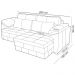 Sofá Retrátil Para Sala de Estar 3 Lugares 250cm Riza S03 Couro Soft Mel - Lyam Decor