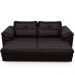 Sofá Retrátil Para Sala de Estar 3 Lugares 250cm Riza S03 Couro Vinho - Lyam Decor