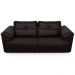 Sofá Retrátil Para Sala de Estar 3 Lugares 250cm Riza S03 Couro Vinho - Lyam Decor