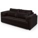 Sofá Retrátil Para Sala de Estar 3 Lugares 250cm Riza S03 Couro Vinho - Lyam Decor