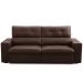 Sofá Retrátil Reclinável Para Sala 3 Lugares 230cm Bryant L06 Couro Marrom - Lyam Decor