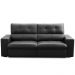 Sofá Retrátil Reclinável Para Sala 3 Lugares 230cm Bryant L06 Couro Preto - Lyam Decor