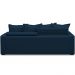 Sofá Retrátil Reclinável Para Sala de Estar Living 195cm Vêneto F04 Veludo Azul - Lyam Decor