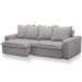 Sofá Retrátil Reclinável Para Sala de Estar Living 195cm Vêneto F04 Veludo Cinza - Lyam Decor