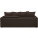 Sofá Retrátil Reclinável Para Sala de Estar Living 195cm Vêneto F04 Veludo Marrom - Lyam Decor